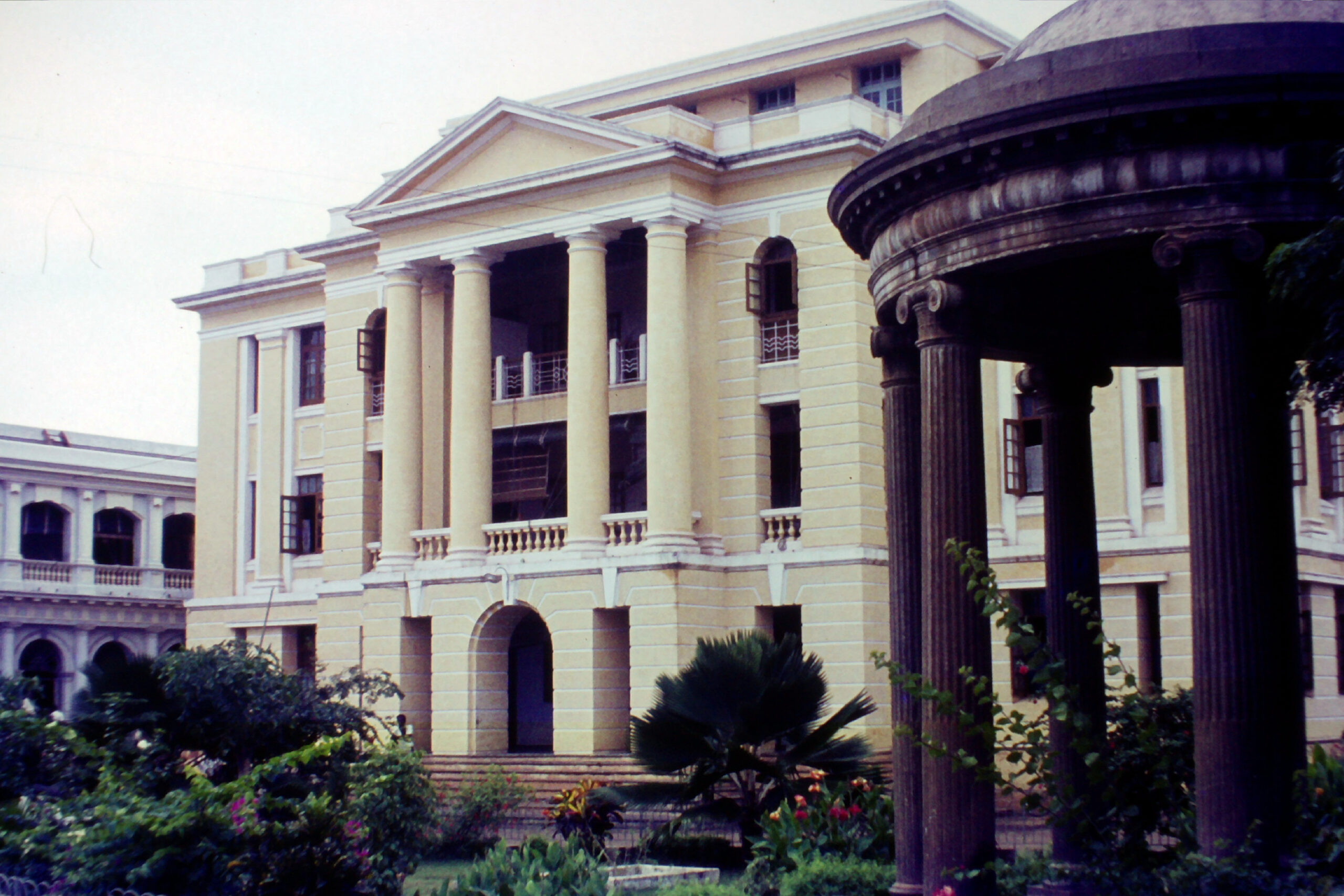 A view of the Fort St. George complex inside which the Museum can be found