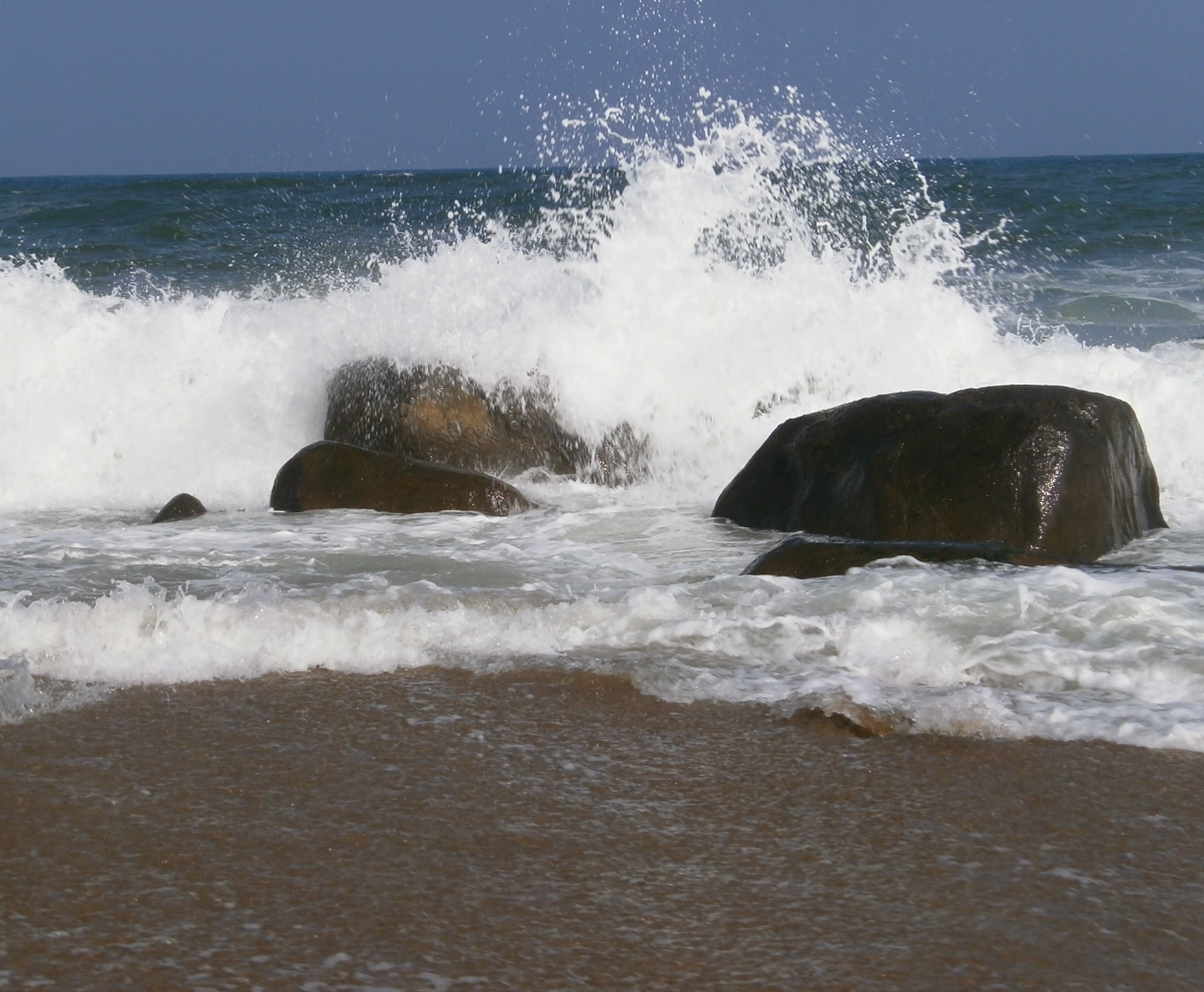 Kovalam Beach coastal area along ECR Chennai