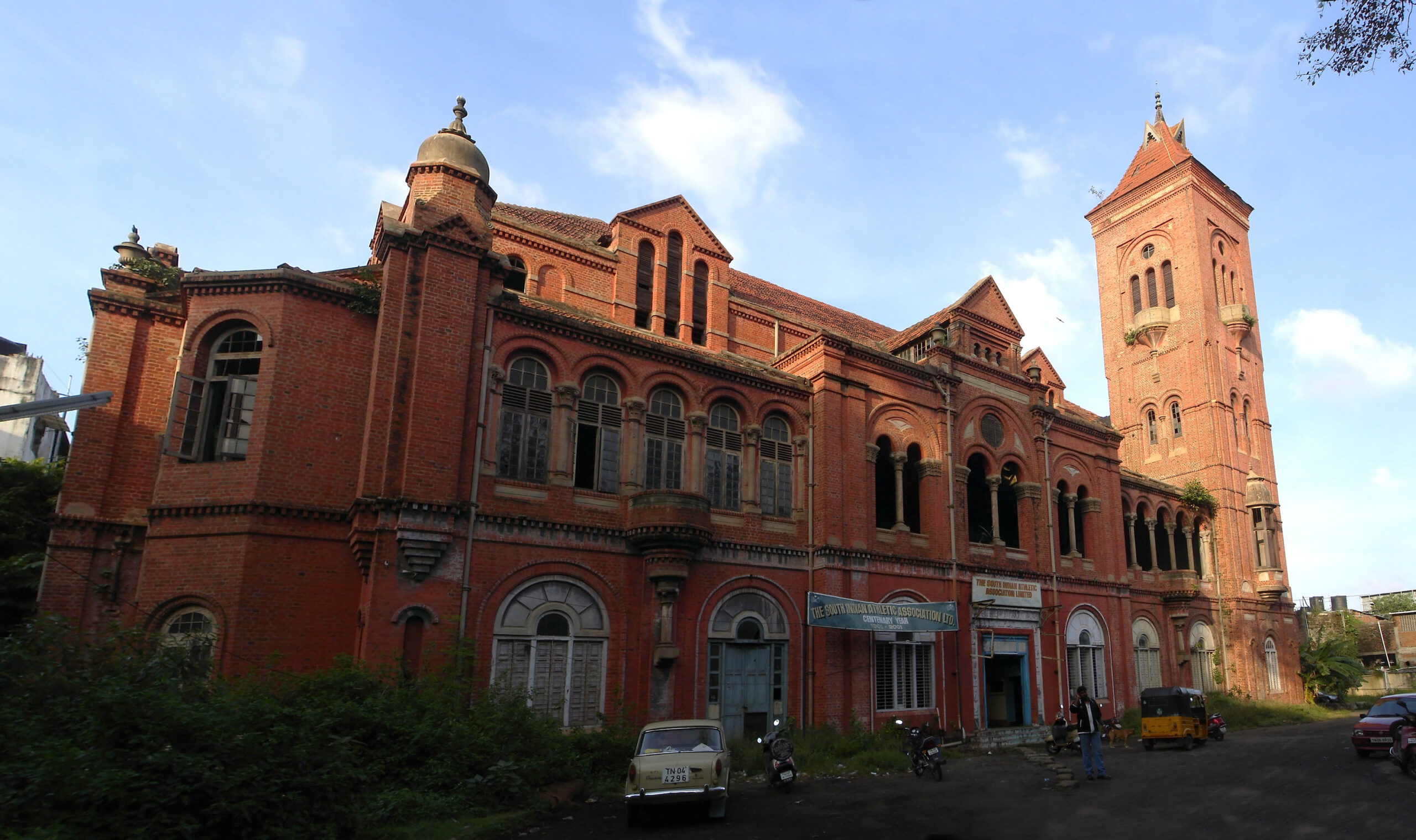 A panoramic view of Victoria Public Hall