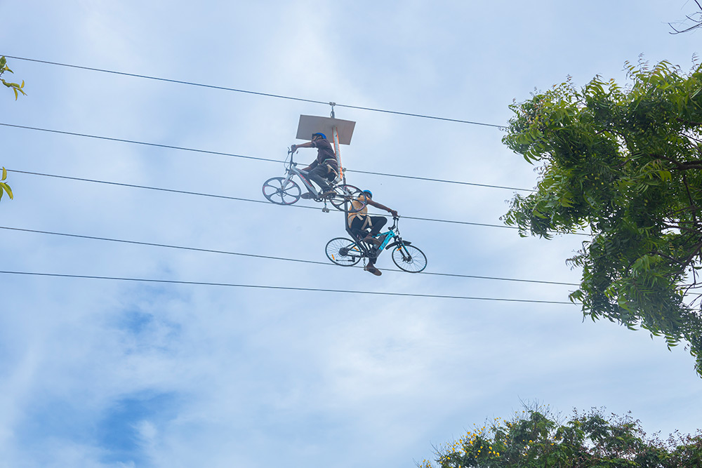 Ziplines at VGP Wonder World