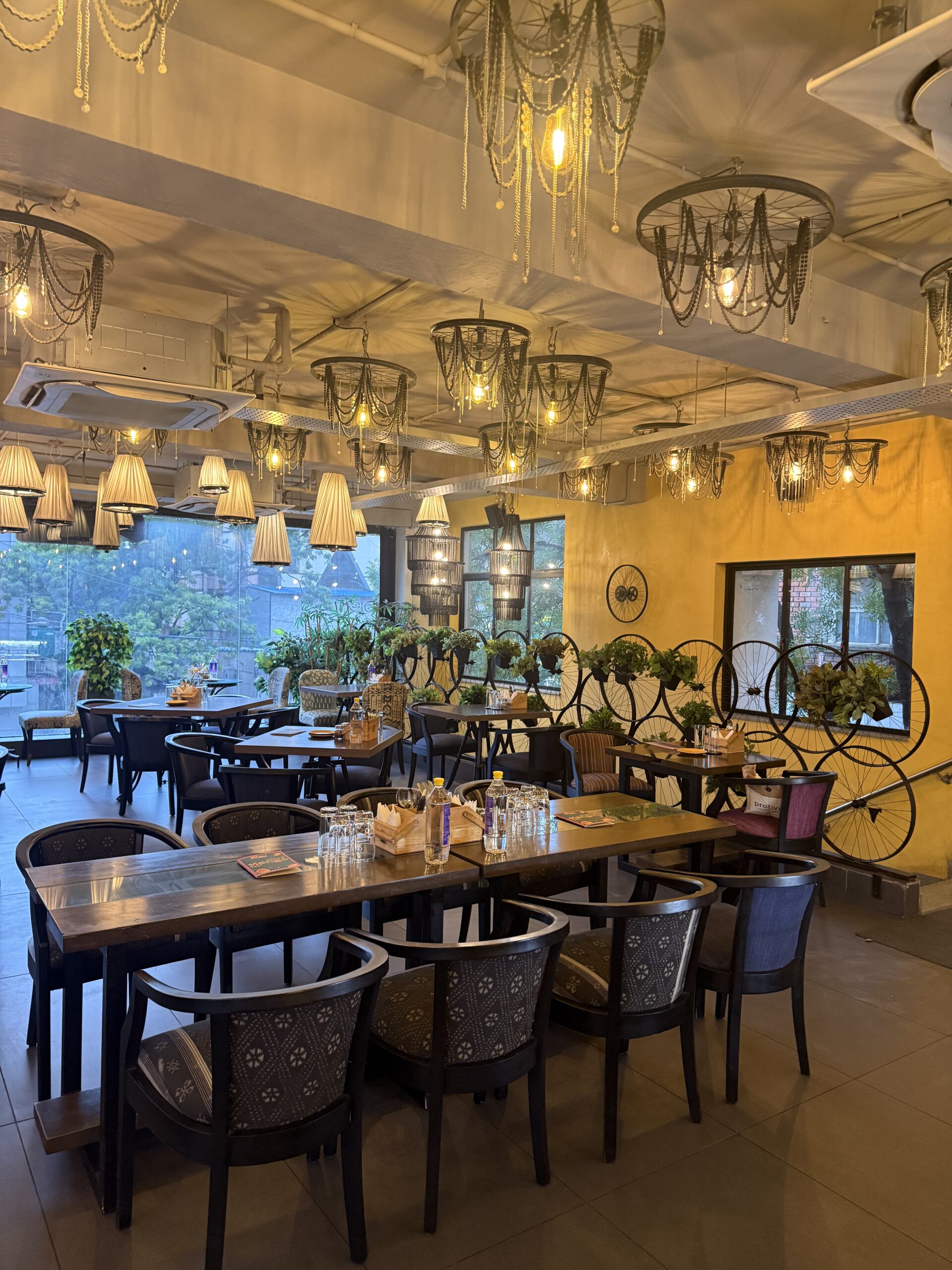 Ciclo Café Anna Nagar Chennai indoor seating area