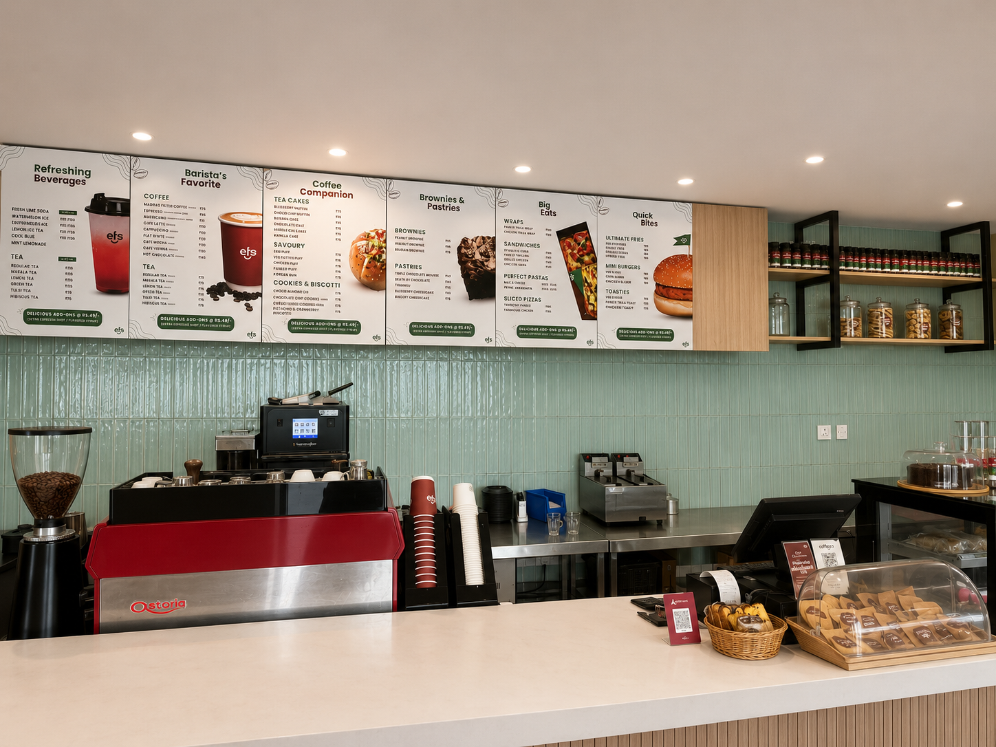 Coffetea Anna Nagar Chennai counter and ordering area