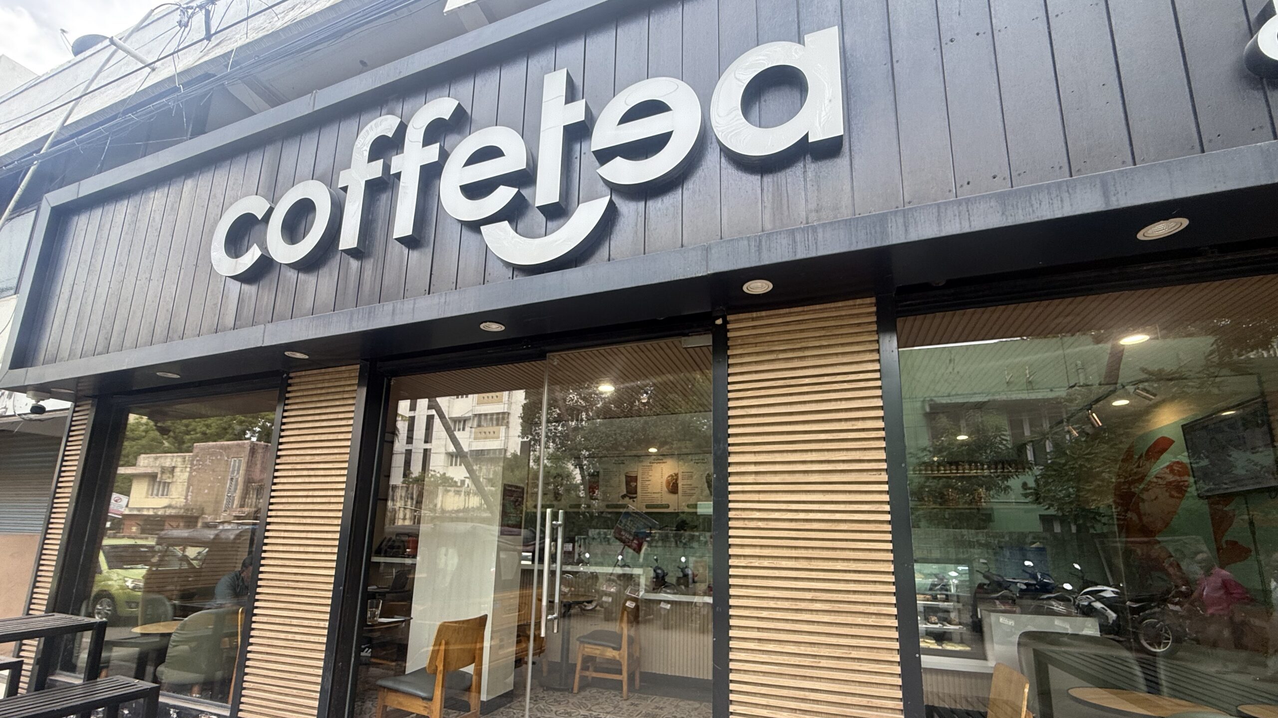 Coffetea Anna Nagar Chennai cafe entrance