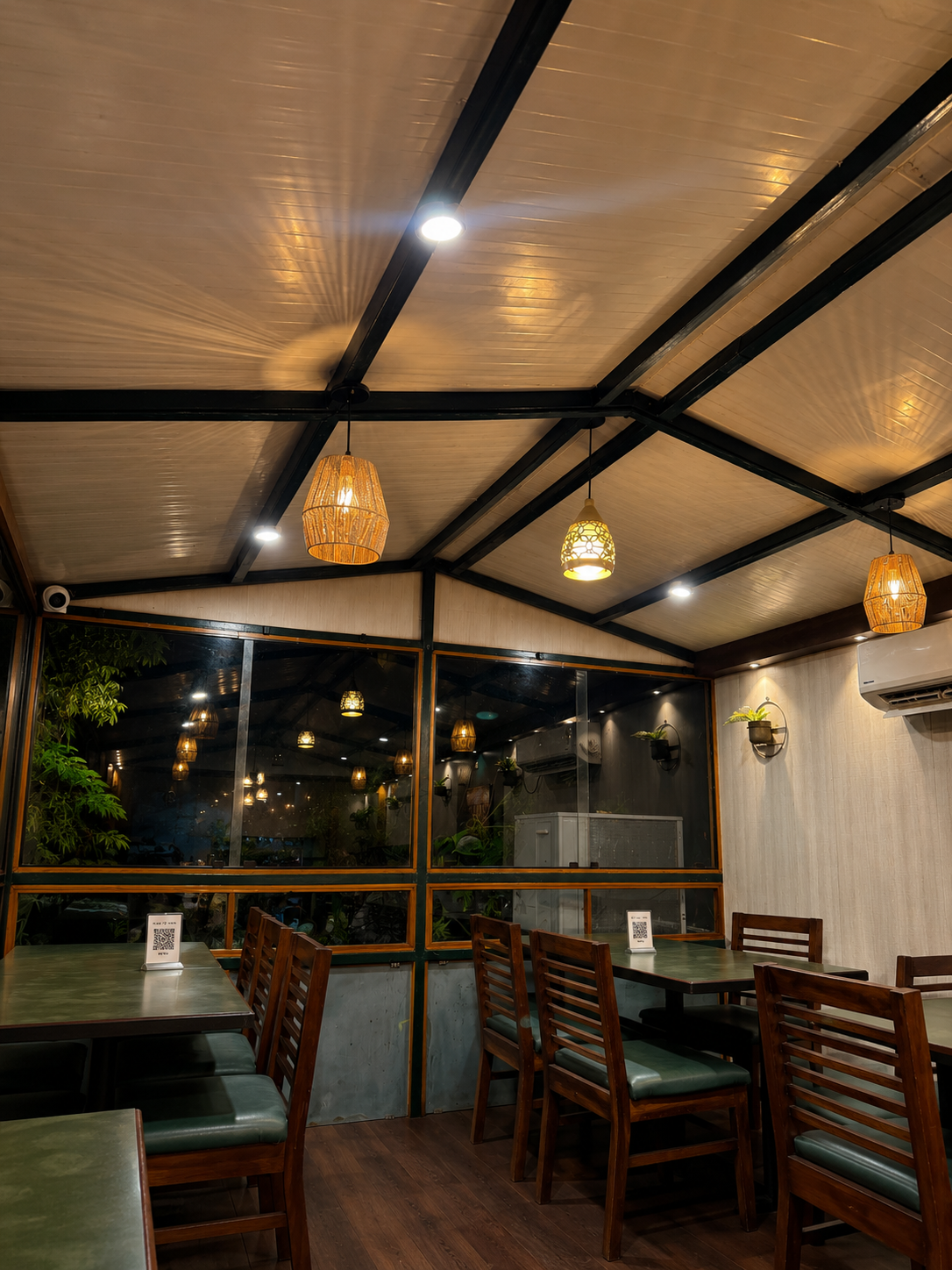 India Brew House Anna Nagar Vaulted Ceiling