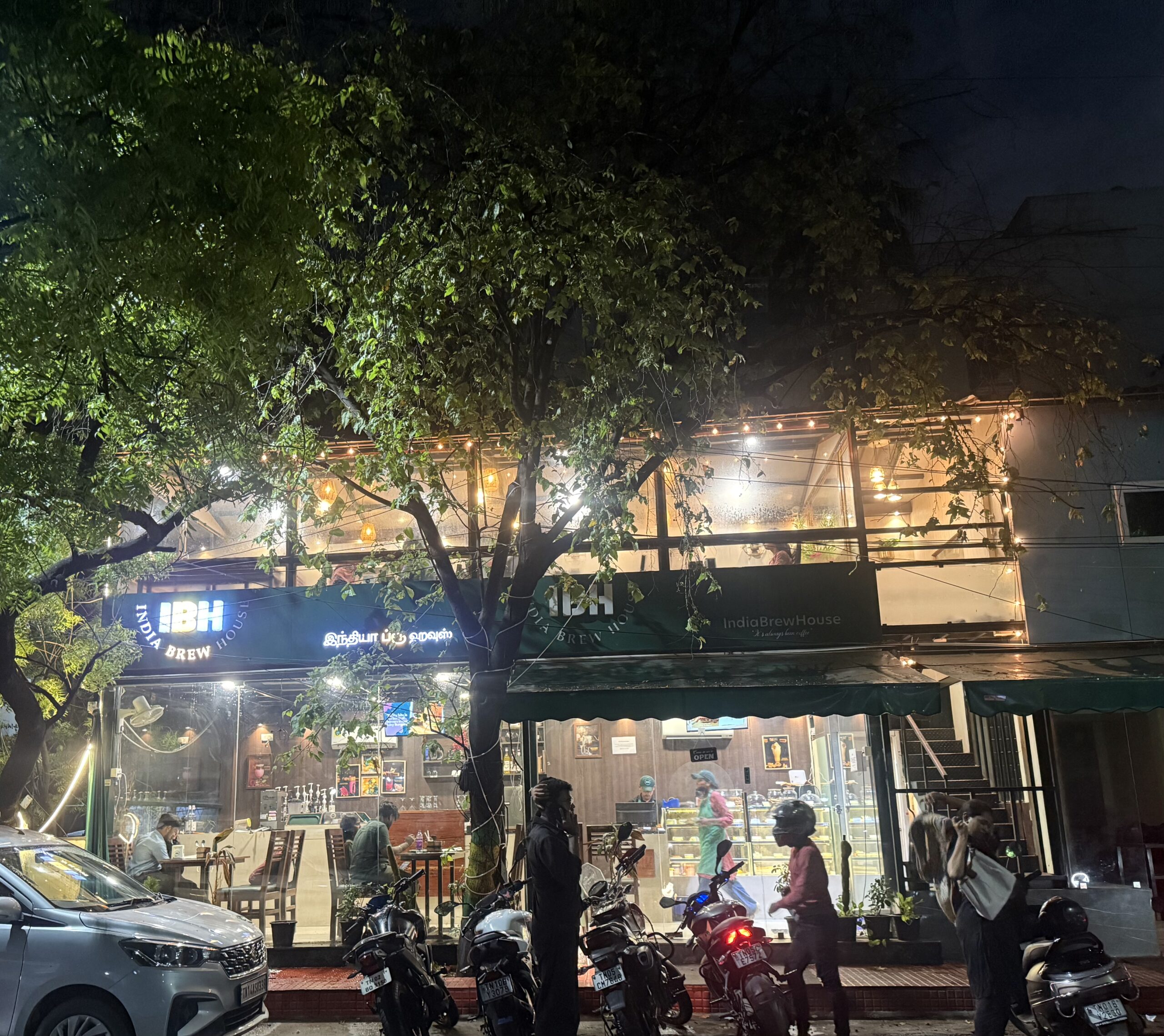 India Brew House Anna Nagar Chennai cafe entrance