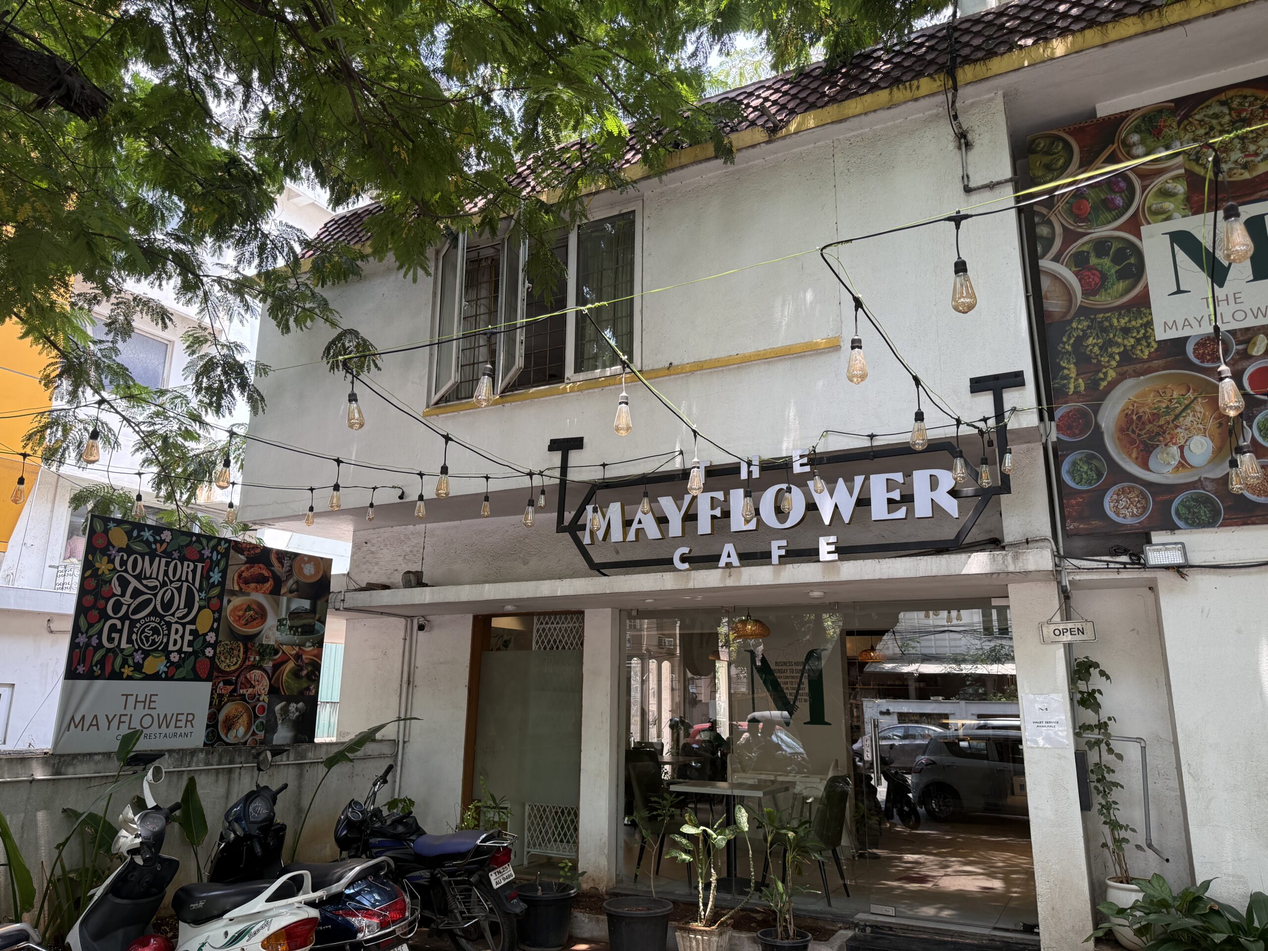 The Mayflower Anna Nagar Chennai restaurant entrance
